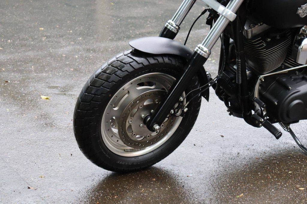 Motorcycle Harley Davidson Fat Bob Dyna Petrol 2013