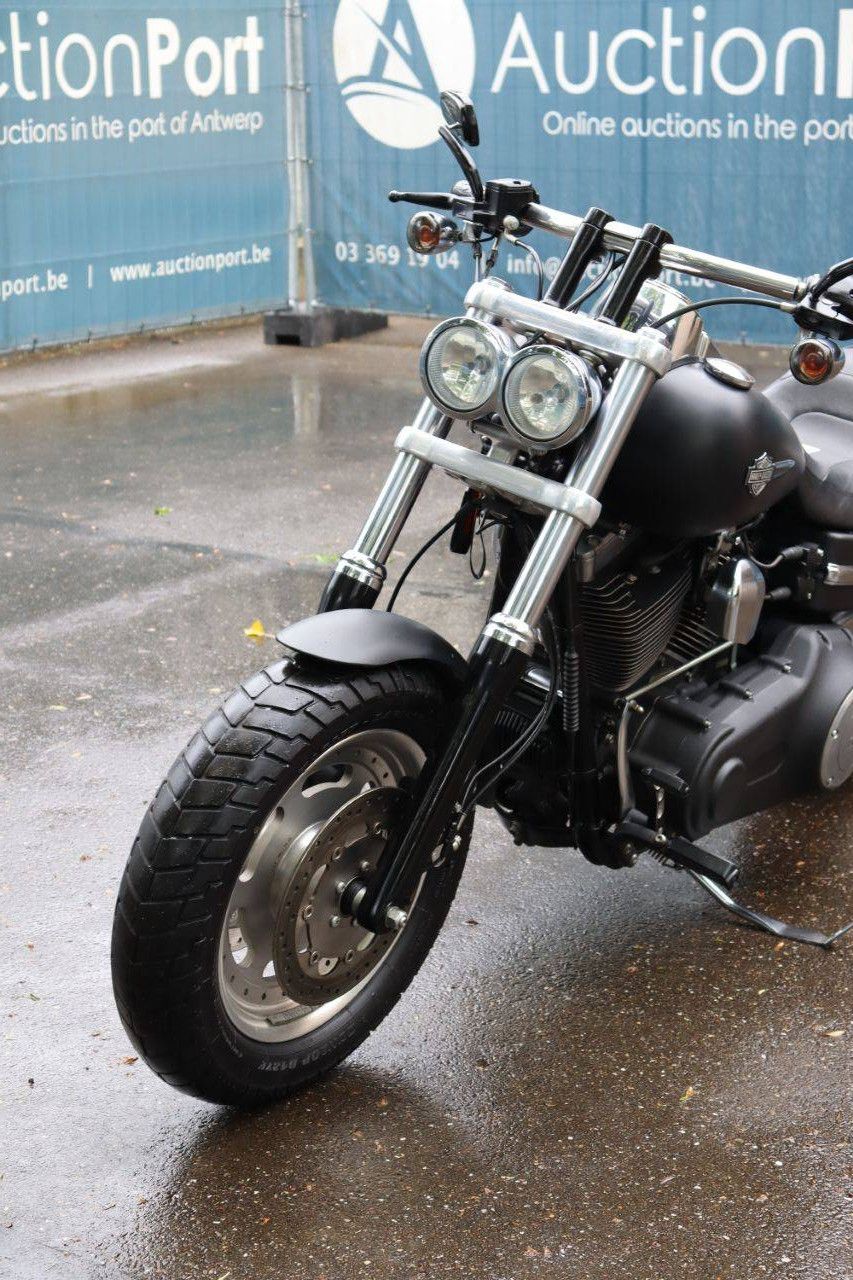 Motorcycle Harley Davidson Fat Bob Dyna Petrol 2013