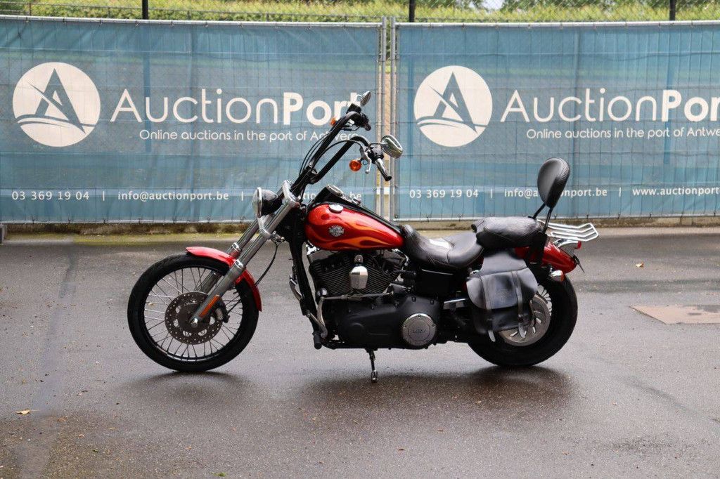 Motorcycle Harley Davidson Dyna Wide Glide Petrol 2013