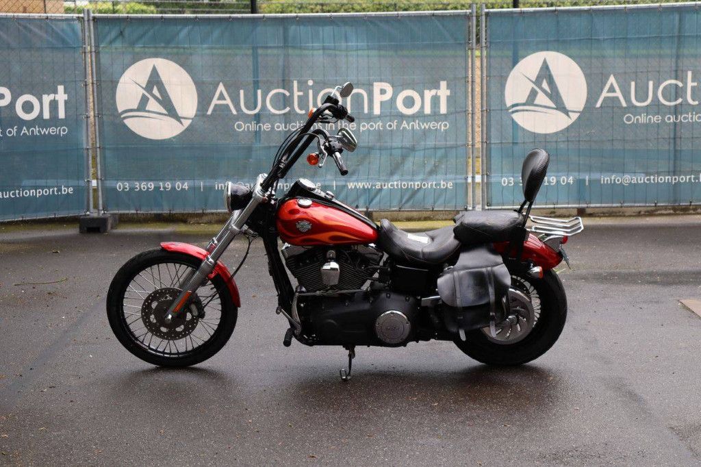 Motorcycle Harley Davidson Dyna Wide Glide Petrol 2013