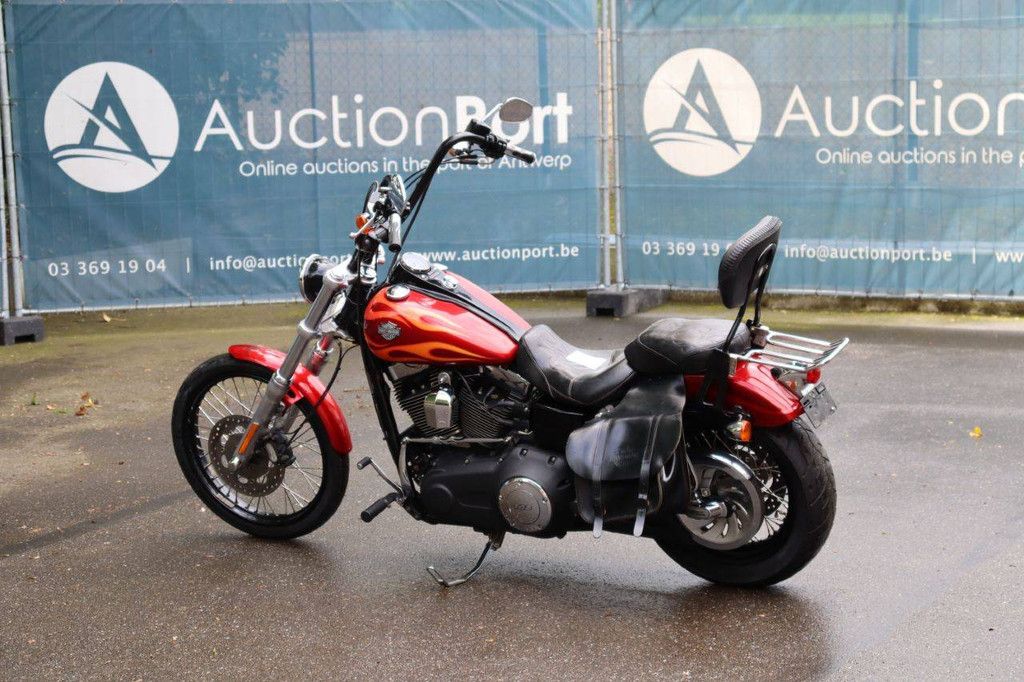Motorcycle Harley Davidson Dyna Wide Glide Petrol 2013
