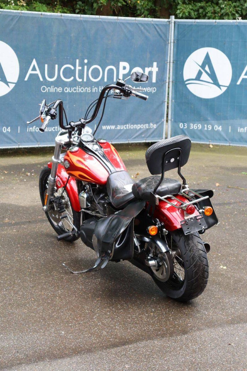 Motorcycle Harley Davidson Dyna Wide Glide Petrol 2013