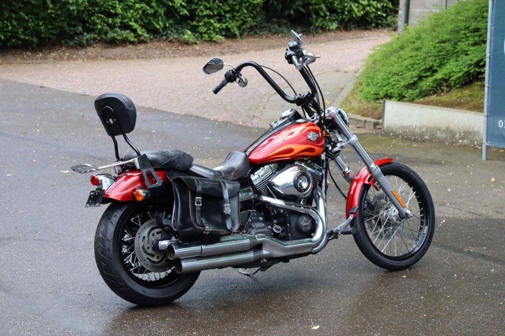 Motorcycle Harley Davidson Dyna Wide Glide Petrol 2013