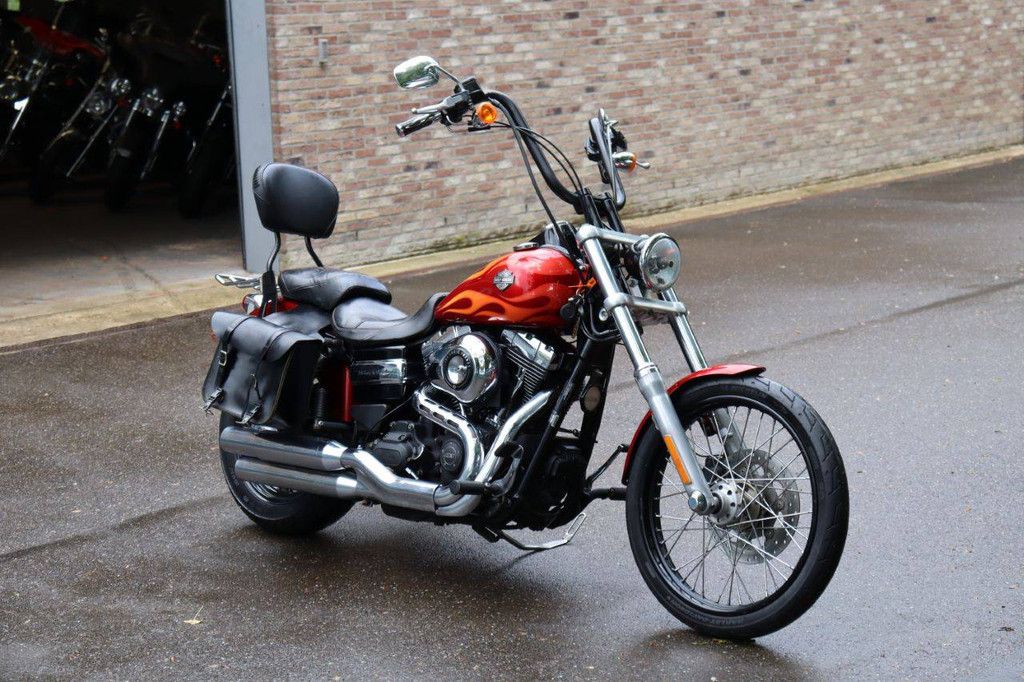 Motorcycle Harley Davidson Dyna Wide Glide Petrol 2013