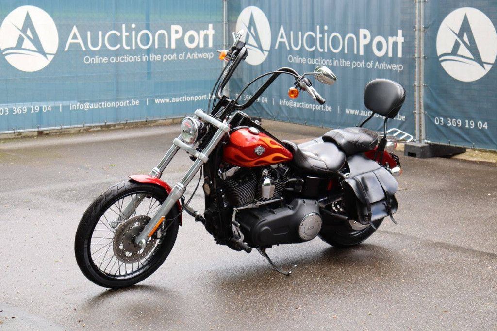 Motorcycle Harley Davidson Dyna Wide Glide Petrol 2013