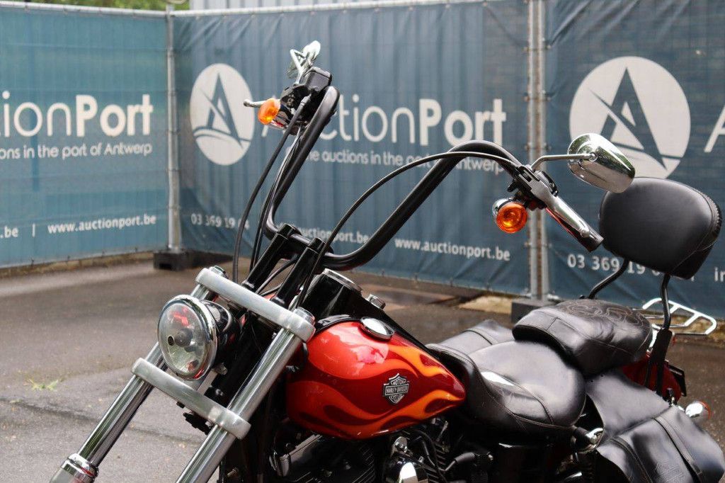 Motorcycle Harley Davidson Dyna Wide Glide Petrol 2013
