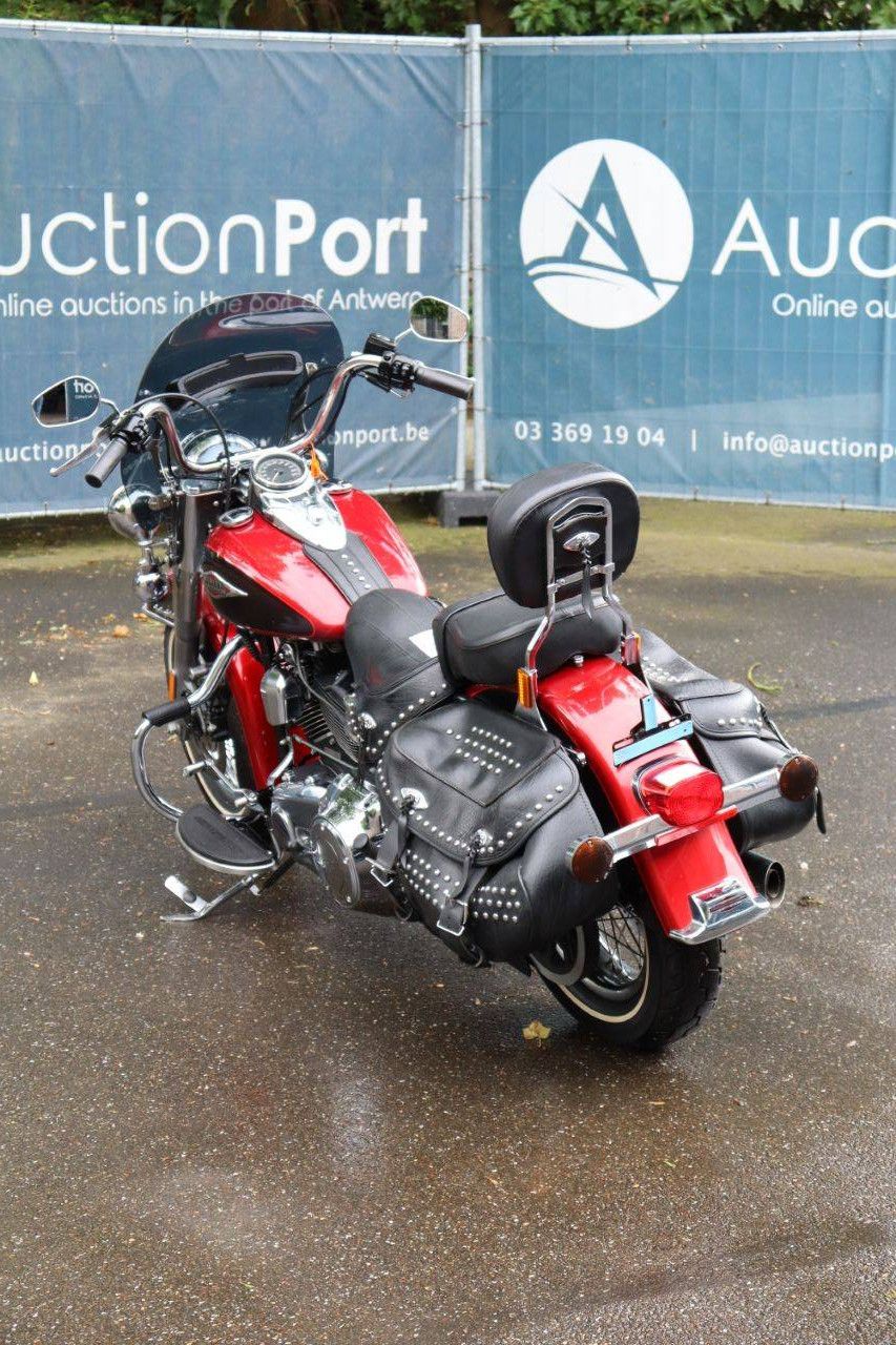 Motorcycle Harley Davidson Heritage Softail Classic Petrol 2012
