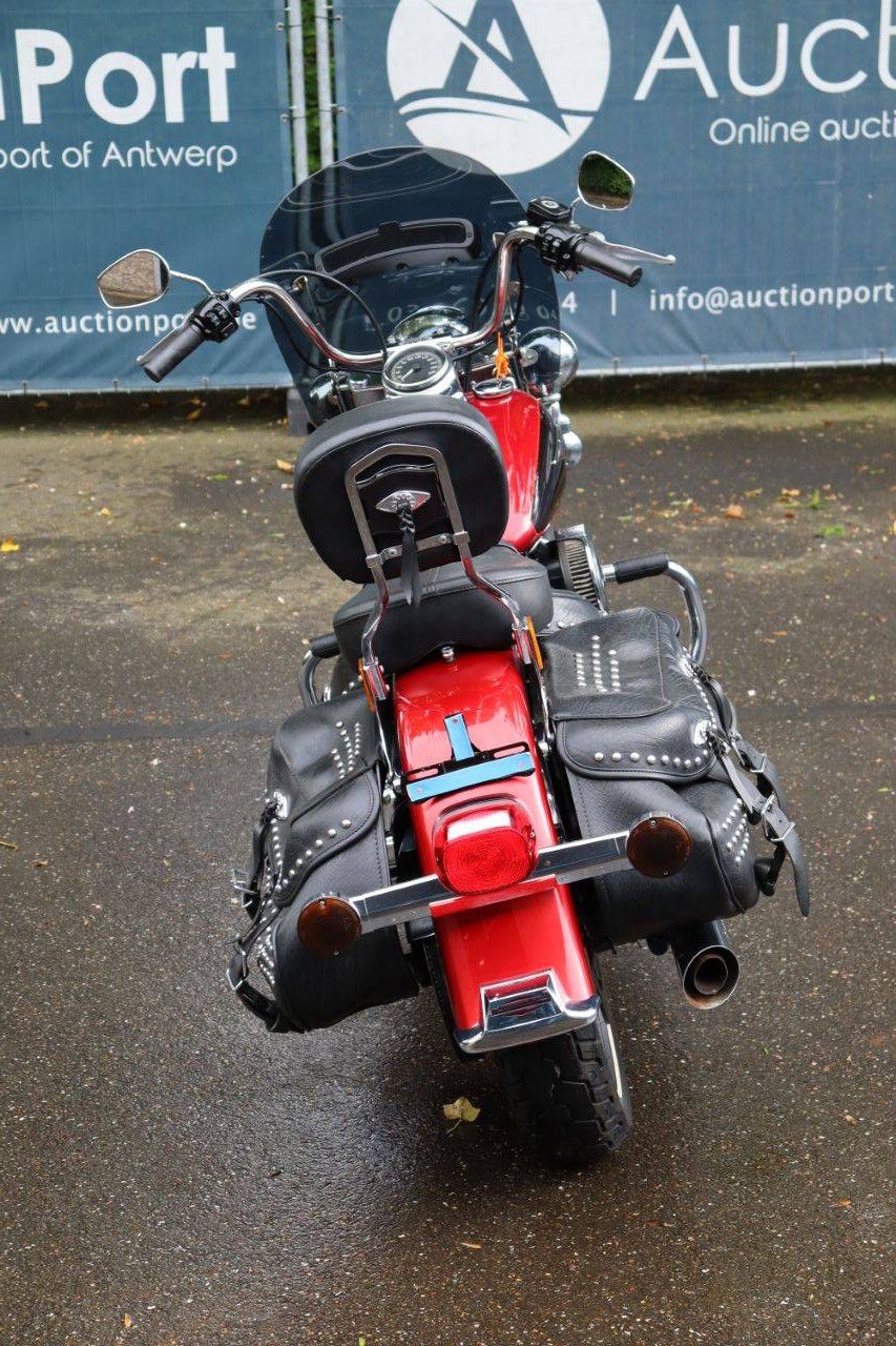 Motorcycle Harley Davidson Heritage Softail Classic Petrol 2012