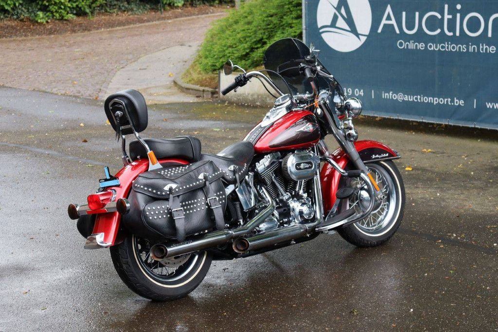 Motorcycle Harley Davidson Heritage Softail Classic Petrol 2012