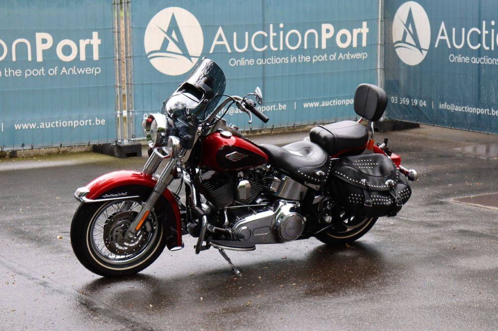 Motorcycle Harley Davidson Heritage Softail Classic Petrol 2012
