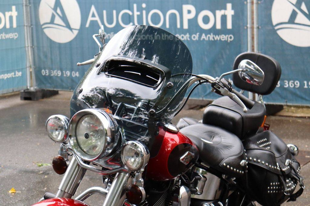 Motorcycle Harley Davidson Heritage Softail Classic Petrol 2012