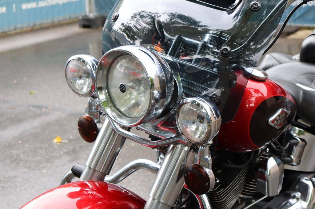 Motorcycle Harley Davidson Heritage Softail Classic Petrol 2012
