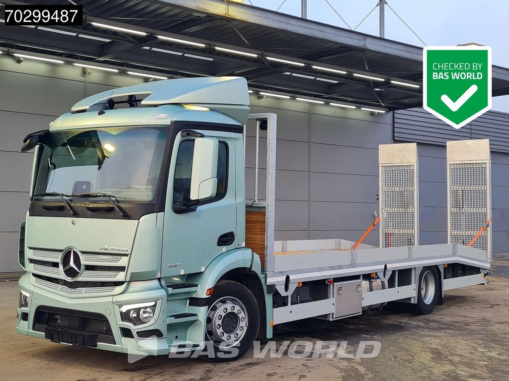 Mercedes Actros 1827 4X2 NEW Oprijwagen machine transporter 101cm loadfloor Hydraulic ramps Euro 6