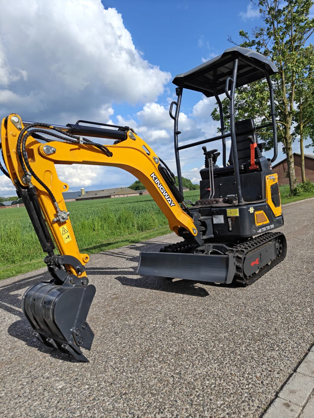 Minibagger Bagger Yama H12 Yanmar 3-Zylinder KINGWAY