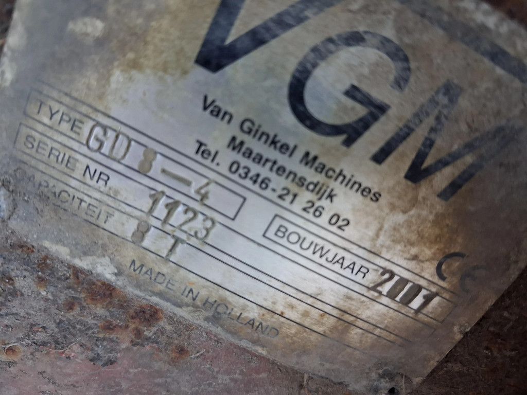 VGM GD 8-4 kipper/bakkenwagen 8ton