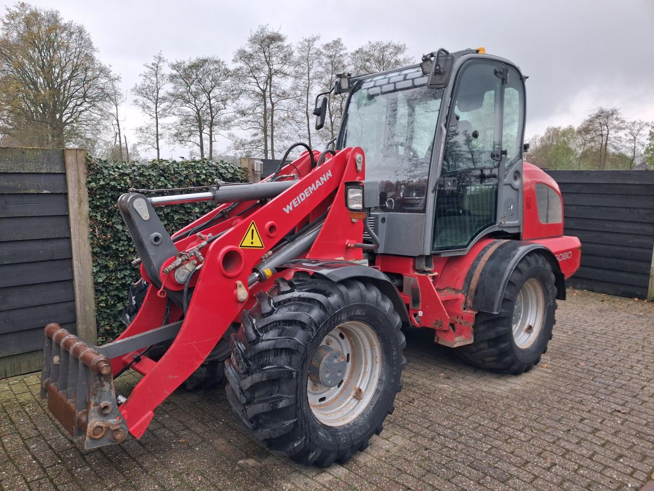 Weidemann 5080 wiellader shovel