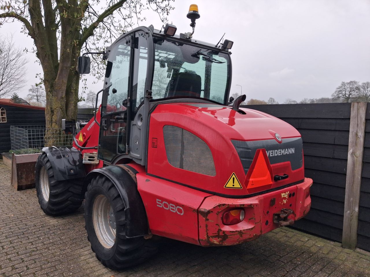 Weidemann 5080 wiellader shovel