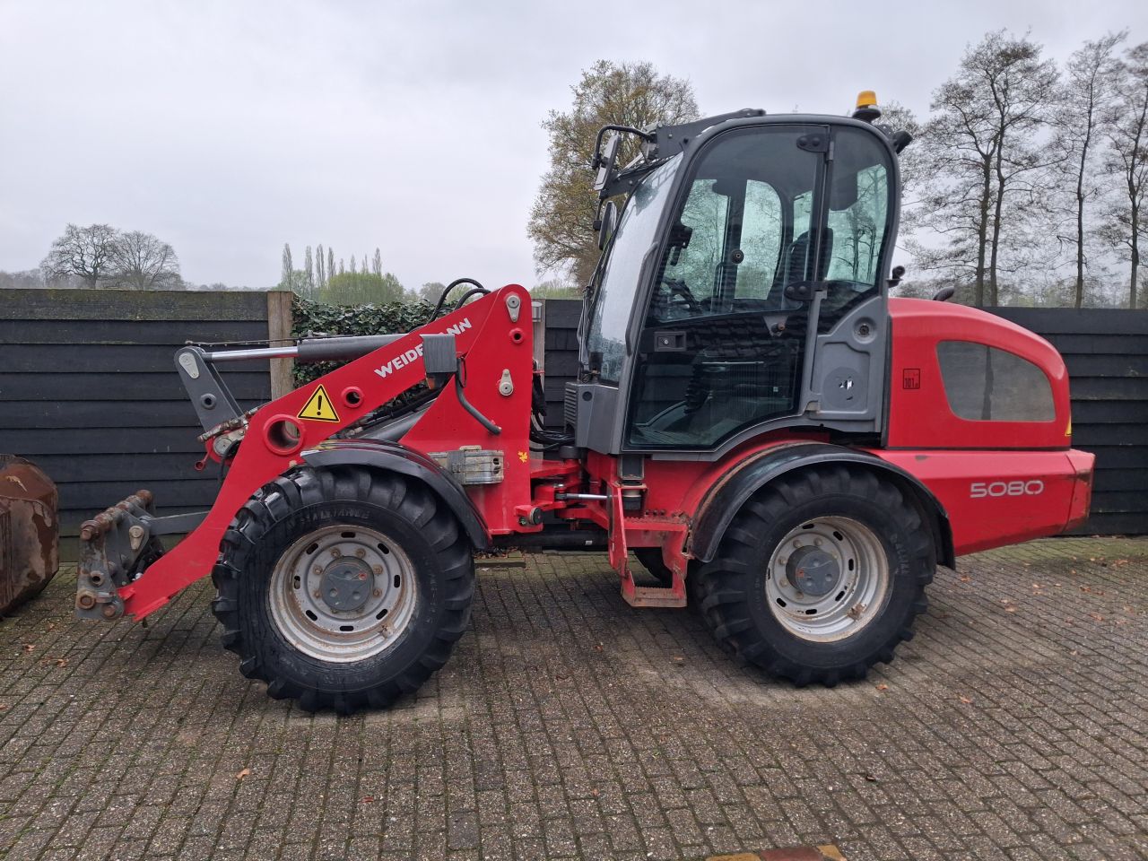 Weidemann 5080 wiellader shovel