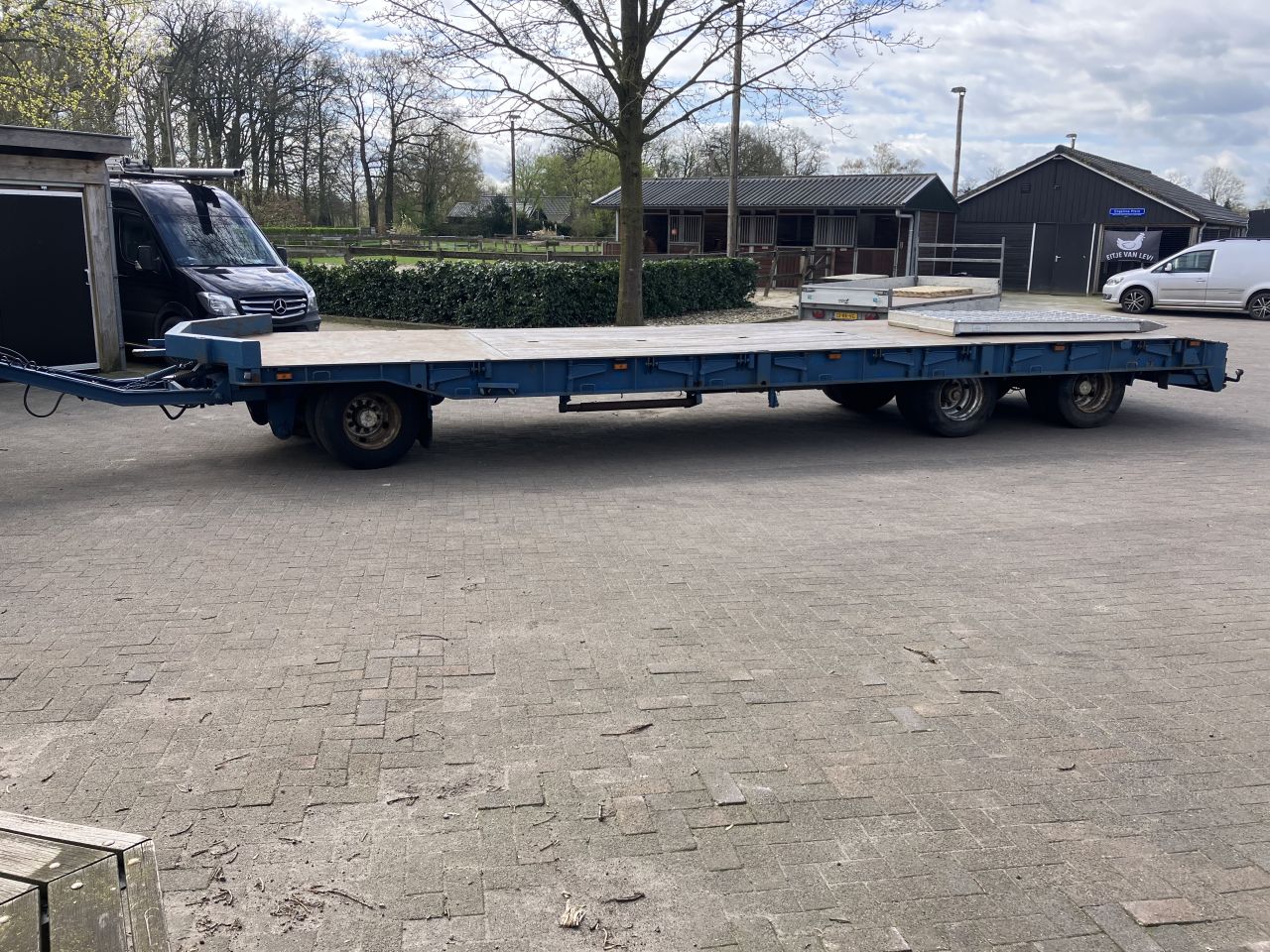 GS Meppel dieplader, aanhanger, trailer