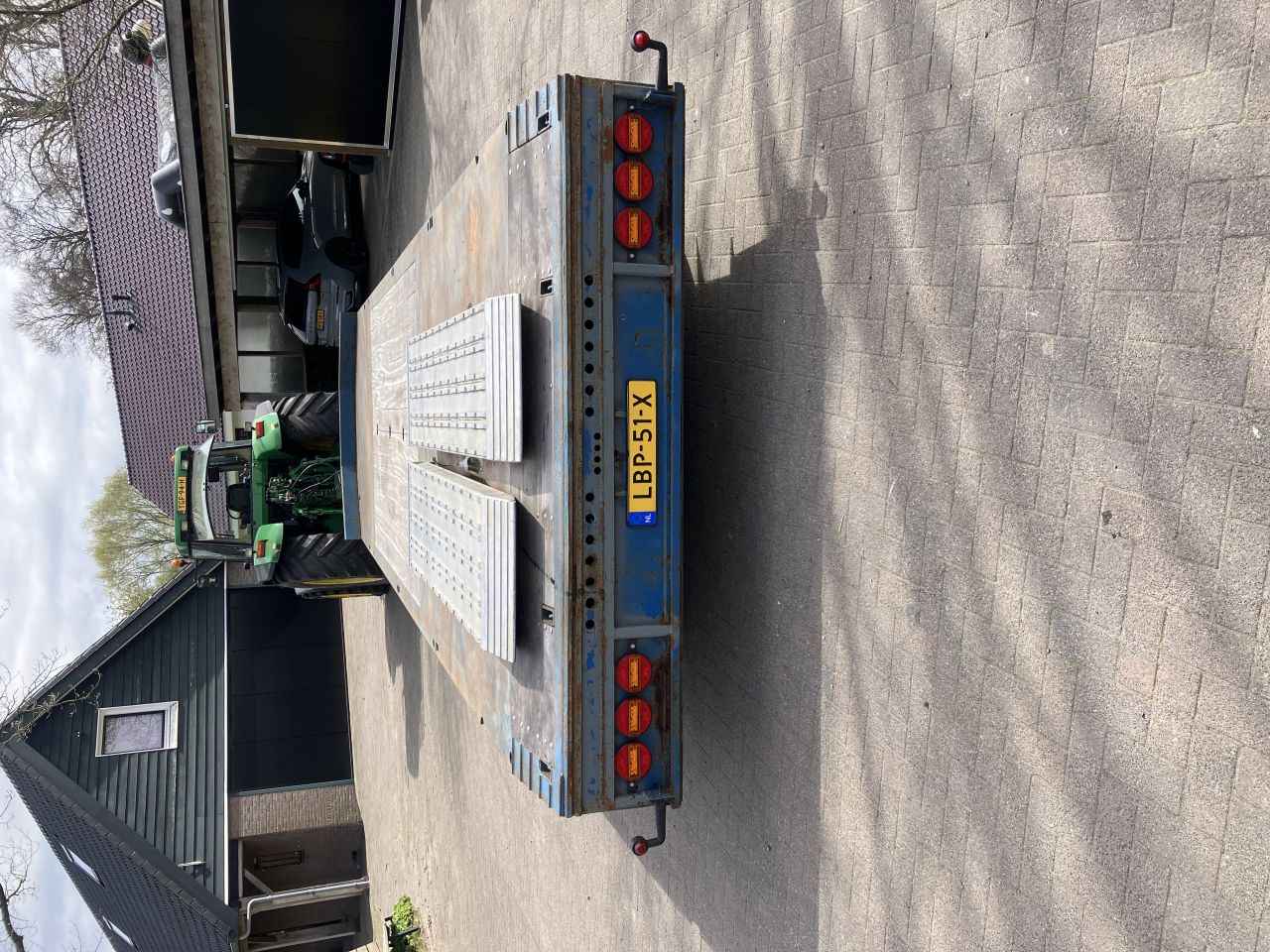 GS Meppel dieplader, aanhanger, trailer