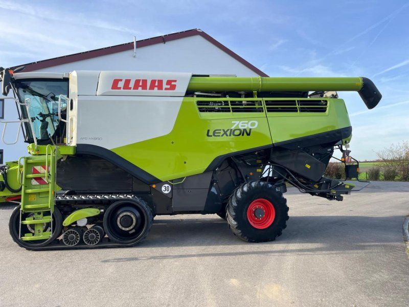 Claas Lexion 760 TT mit SW V900, 3D, Laserpilot, APS