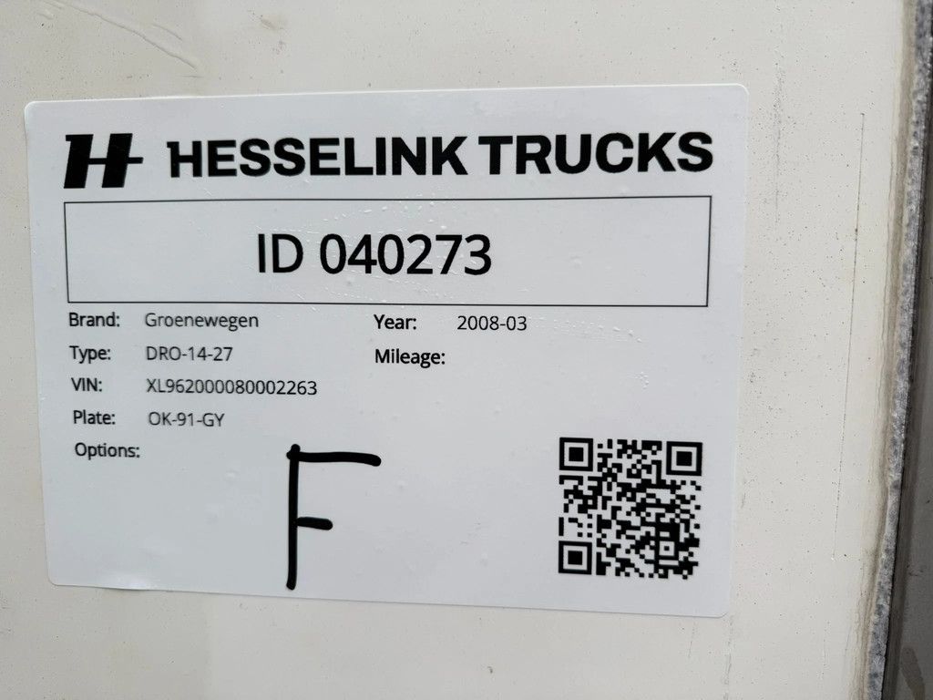 Groenewegen Closed box 2T LBW BPW APK/TUV 07-2026 €3900