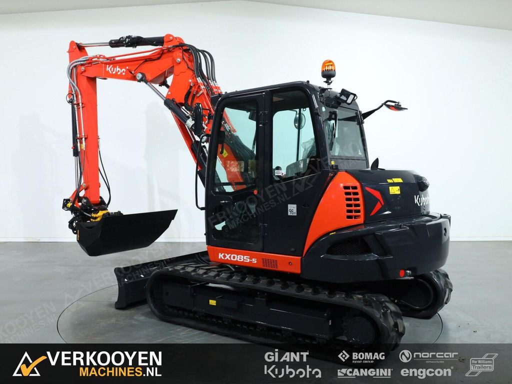 2026 Kubota KX085-5 2PC + Engcon EC209 S45 ADV1314