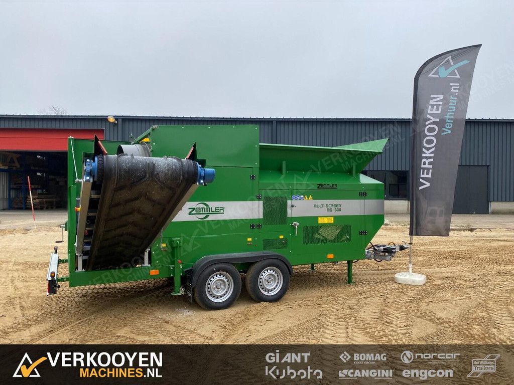 2022 Zemmler Multi Screen MS1600 Zeef VV1217 TE HUUR, bouwjaar