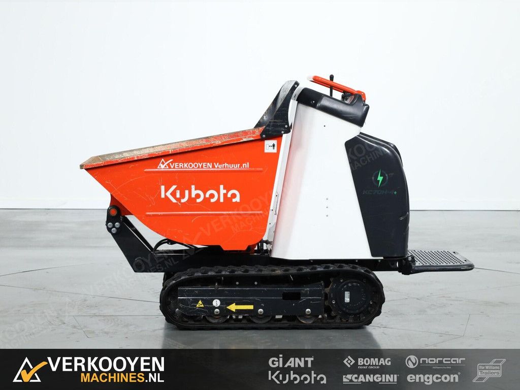 2021 Kubota KC70H-4e Elektrische rupsdumper VK7757 Rupsdumper Elektrisch