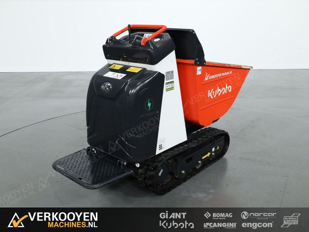 2021 Kubota KC70H-4e Elektrische rupsdumper VK7757 Rupsdumper Elektrisch
