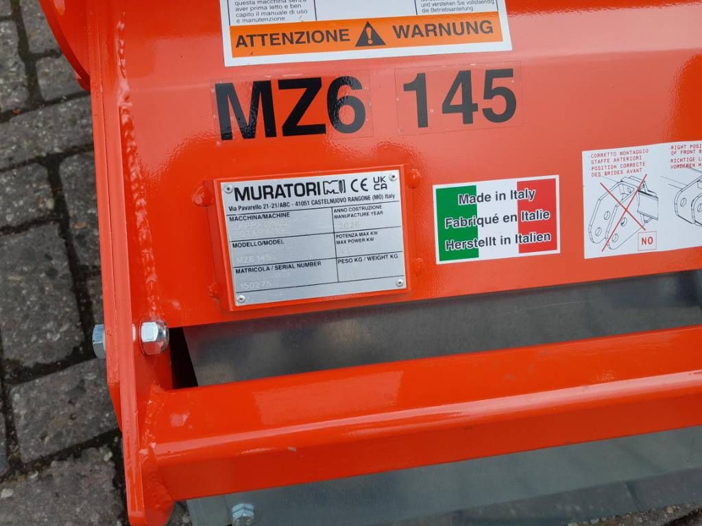 Muratori MZ6-145 DEMO zware vollegrondsfrees