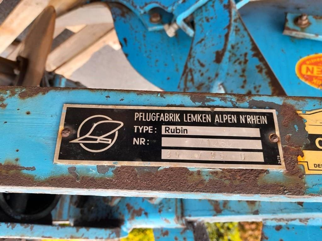 Lemken Rubin 1 schaar wentelploeg compleet ploeg