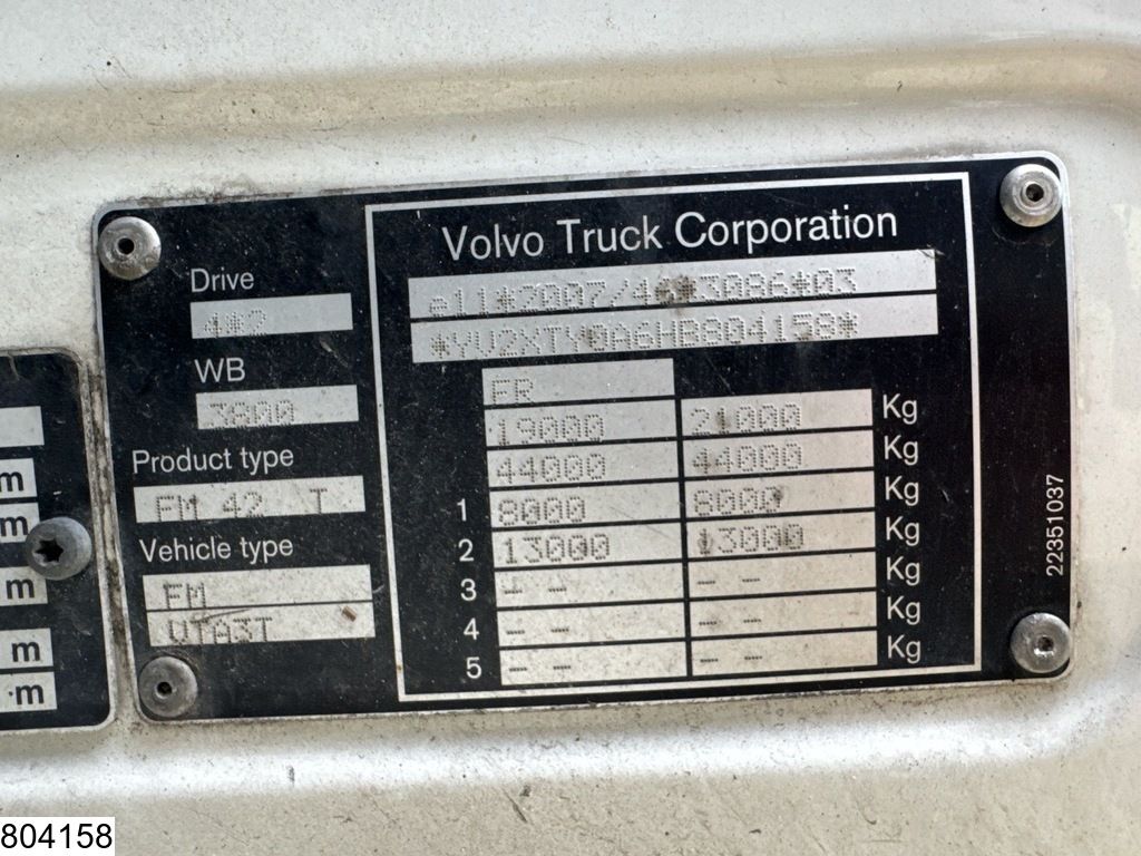 Volvo FM 460 EURO 6, Rolfo, Combi, Standairco