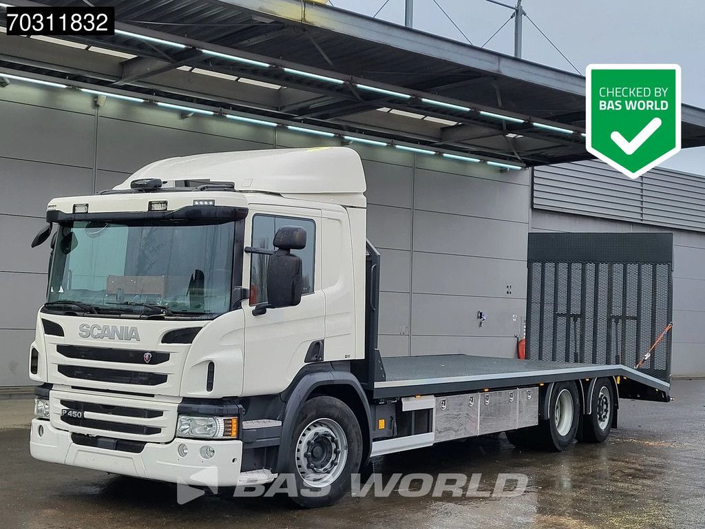 Scania P P450 6X2 8,80m Machine Transporter Winch Lift+Steering Axle Euro 6