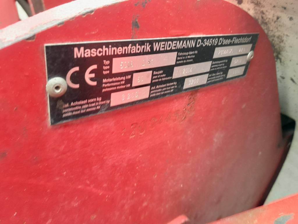 Weidemann 5006 Verreiker Lader -Bak - Vorken 30Km/h - NL ken