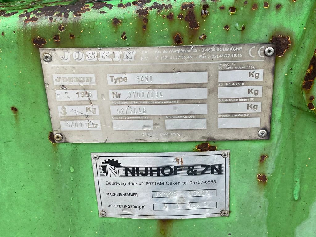 Joskin 8400 sl Joskin