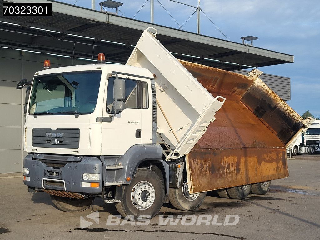 MAN TGA 35.440 8X4 12m3 tipper Steel suspension Manual Retarder Euro 4
