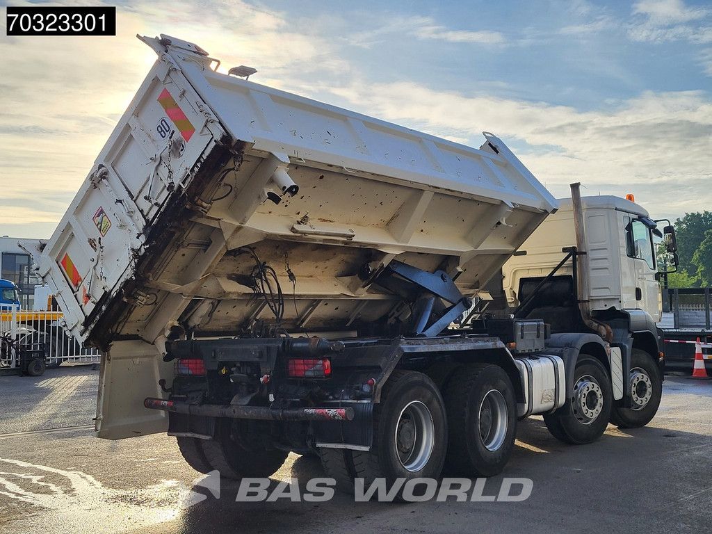 MAN TGA 35.440 8X4 12m3 tipper Steel suspension Manual Retarder Euro 4