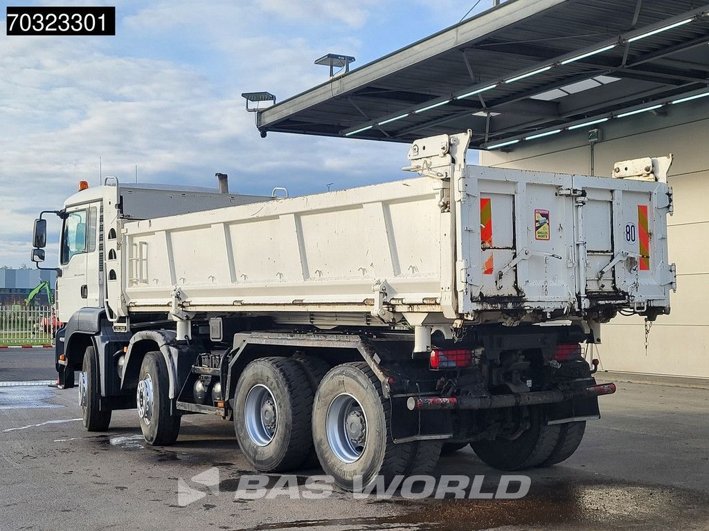 MAN TGA 35.440 8X4 12m3 tipper Steel suspension Manual Retarder Euro 4