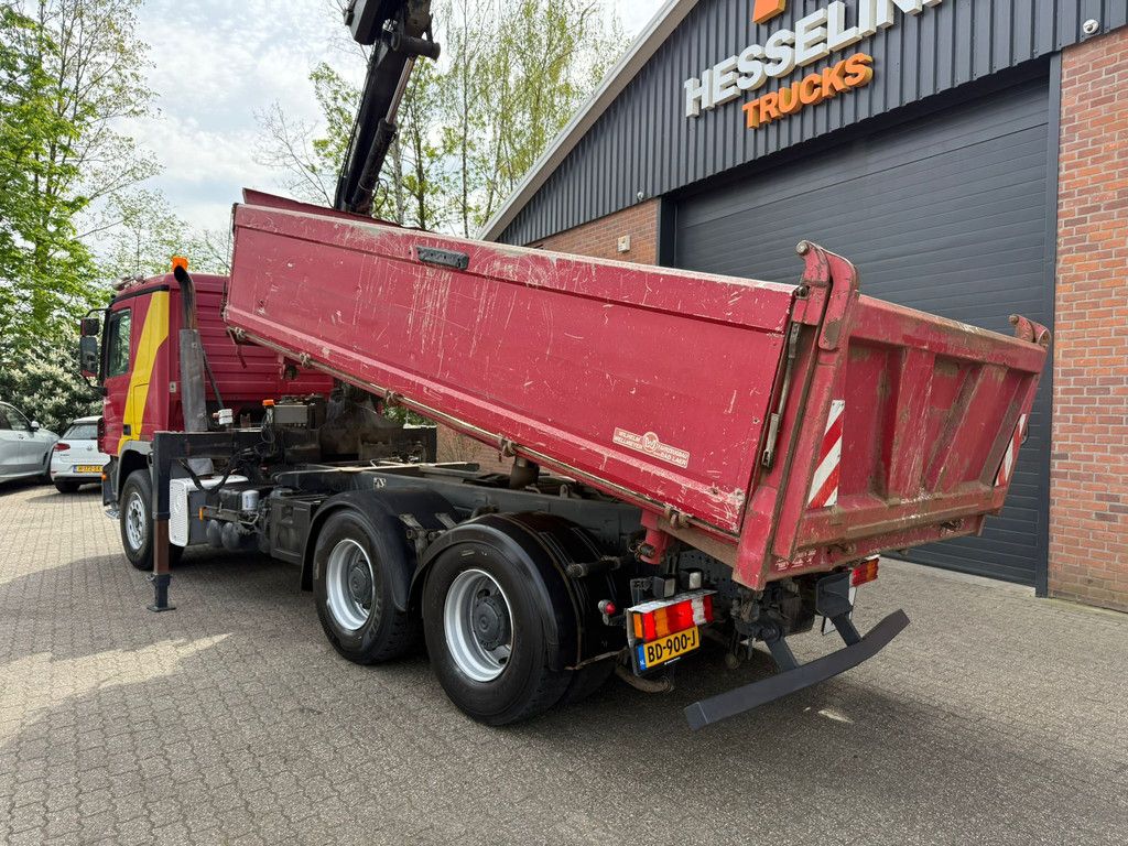 Mercedes-Benz 2644 L 6X4 3 Zijden kipper + MKG Kraan/Crane