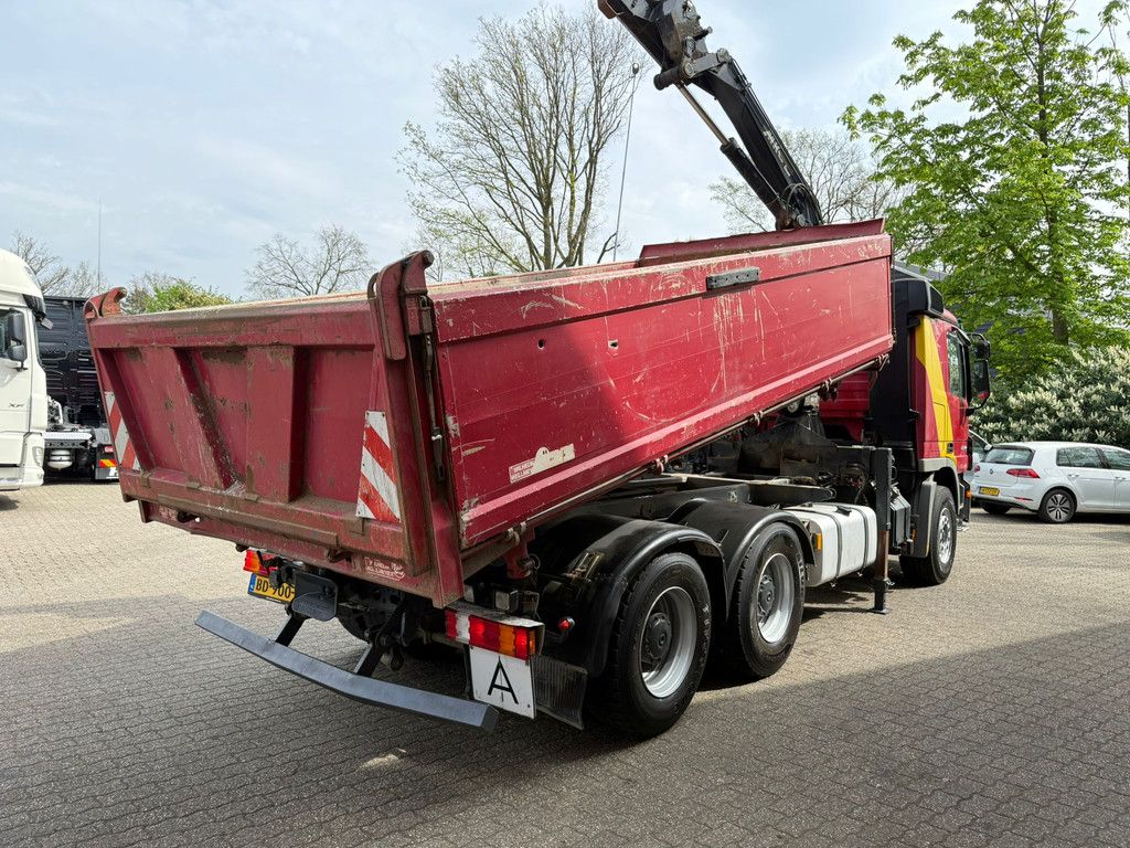 Mercedes-Benz 2644 L 6X4 3 Zijden kipper + MKG Kraan/Crane