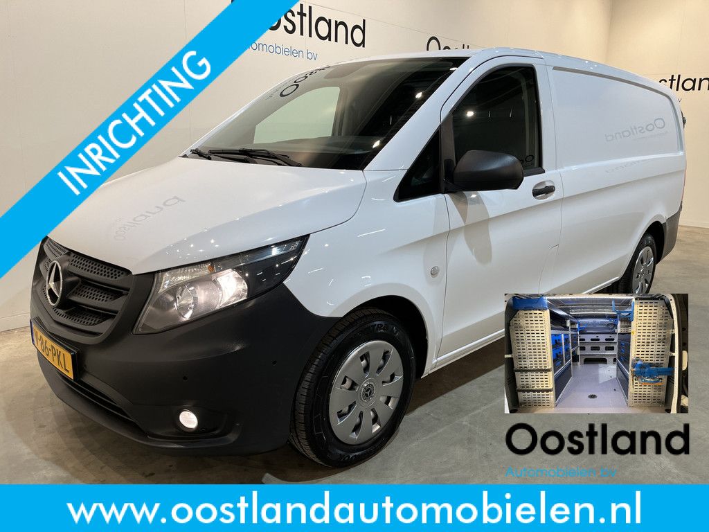 Mercedes-Benz Vito 114 CDI Lang L2 / Servicebus / Sortimo Inrichting / Euro 6 / Airco / Cruise Control / Camera / Trekhaak / CarPlay / Navigatie