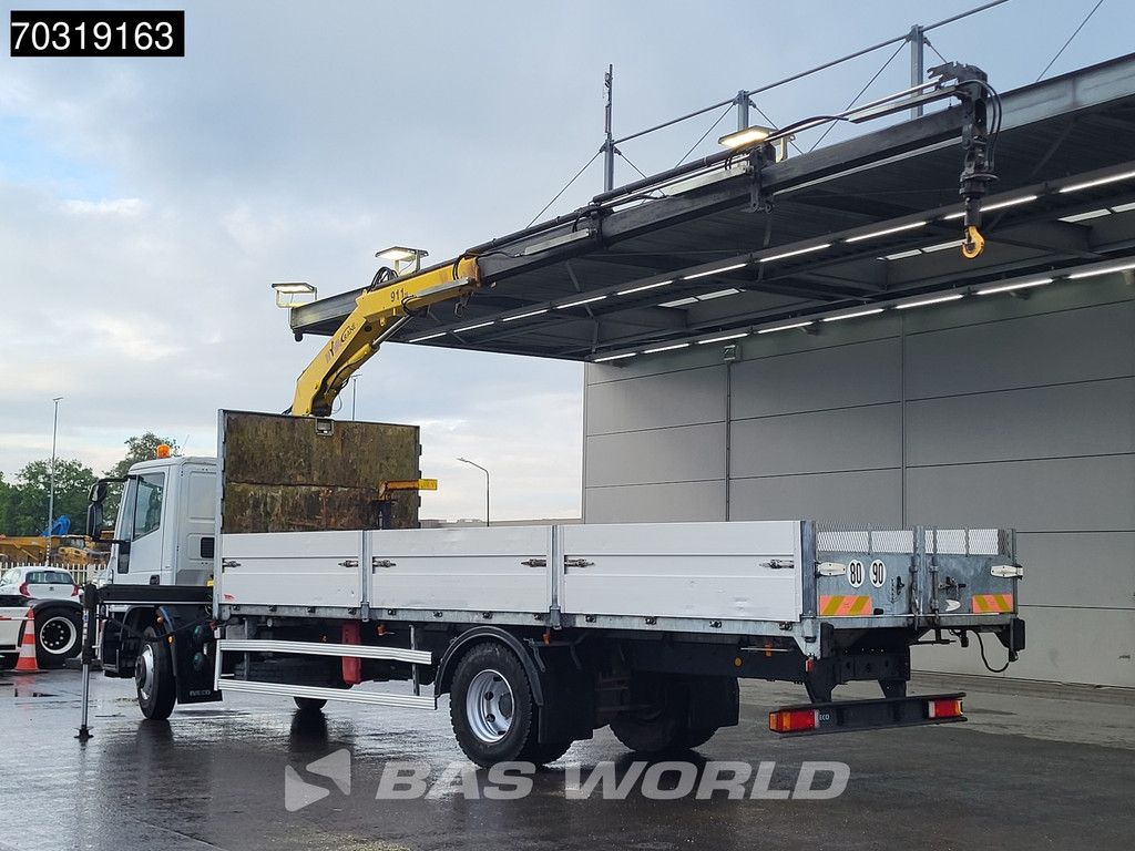 Iveco Eurocargo 160E280 4X2 Hyva V911 3S Crane Kran 750cm box Manual Euro 5