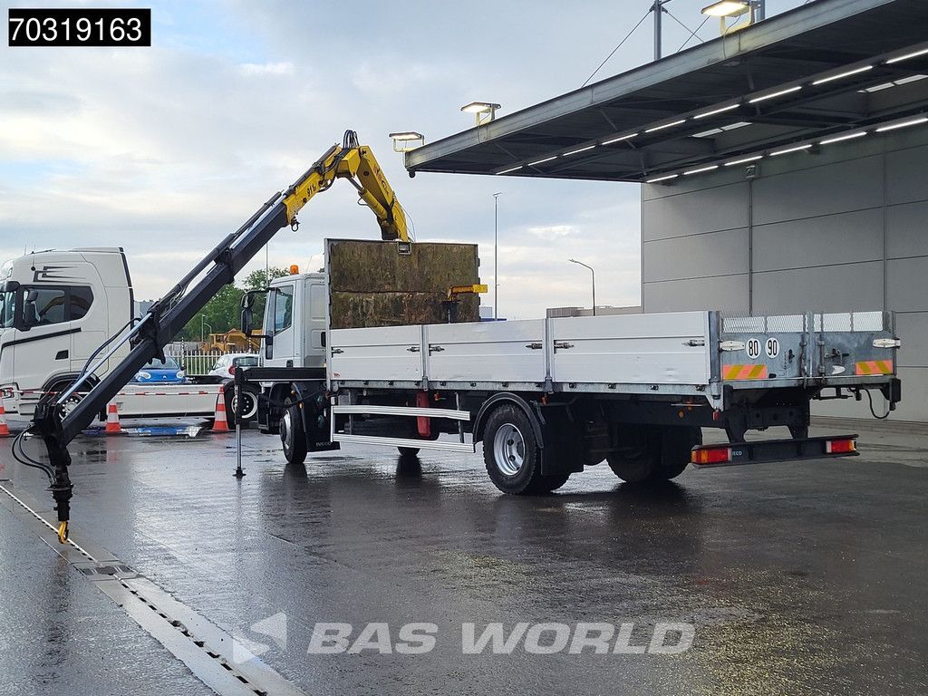 Iveco Eurocargo 160E280 4X2 Hyva V911 3S Crane Kran 750cm box Manual Euro 5