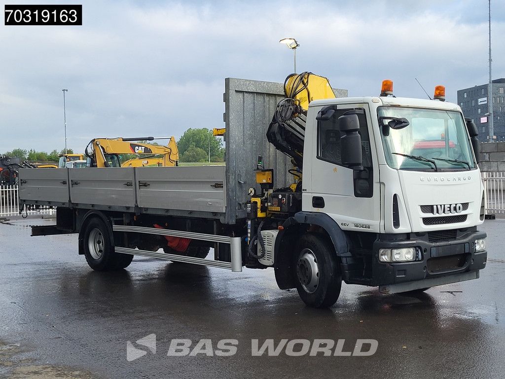 Iveco Eurocargo 160E280 4X2 Hyva V911 3S Crane Kran 750cm box Manual Euro 5