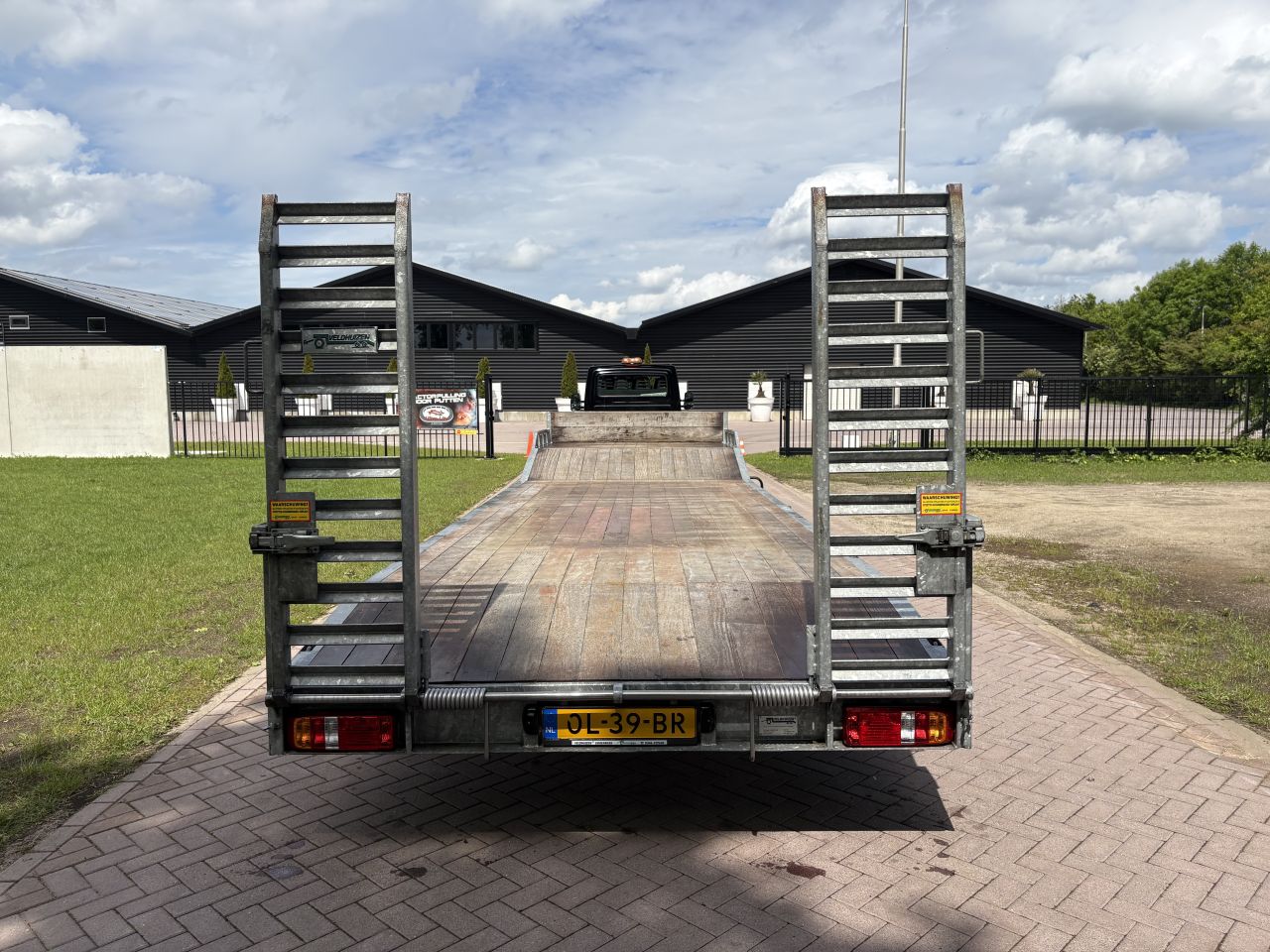 Be oplegger 10 TON semi dieplader Veldhuizen