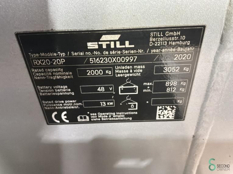 Gabelstapler Elektrisch Still RX20-20P 2020