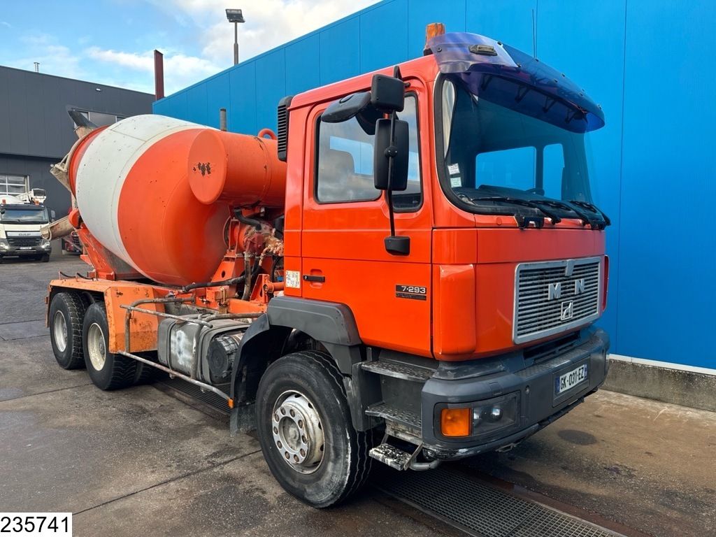 MAN 27 293 6x4, Manual transmission, Steel suspension