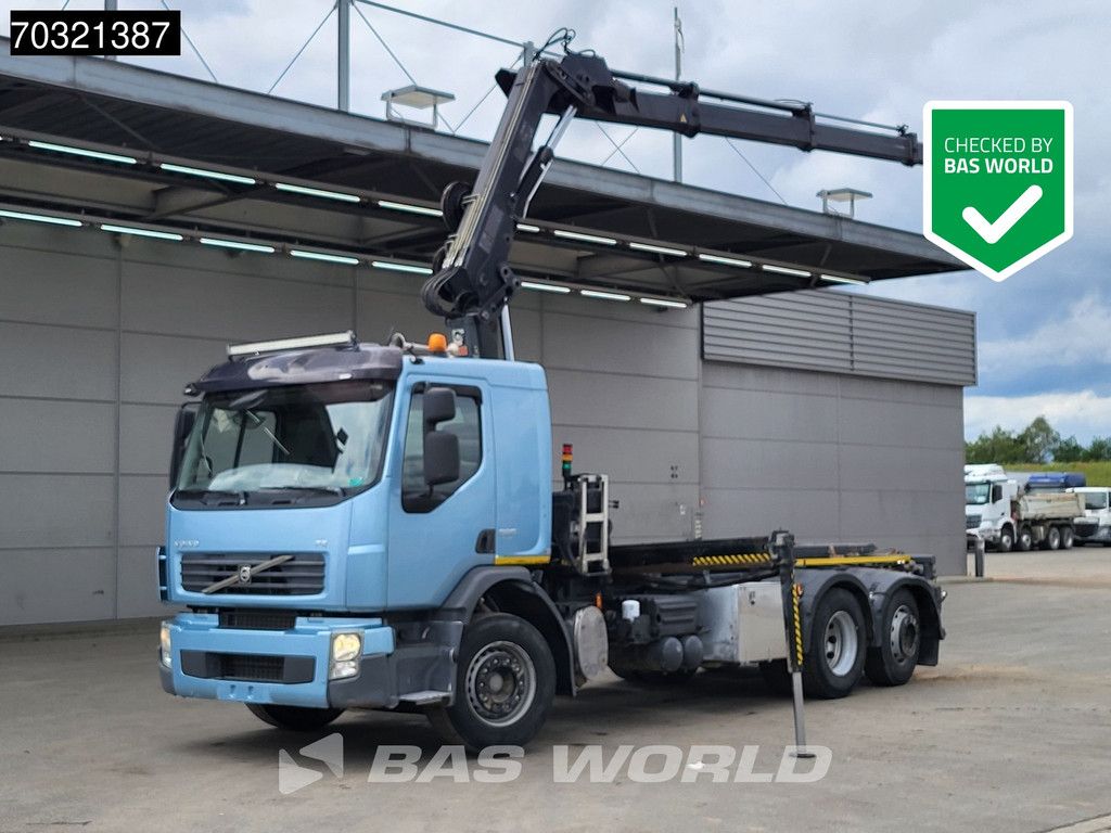 Volvo FE 320 4X2 HIAB 144 E-3 HIDUO Crane 20tons cable system Full air suspension Lift Axle