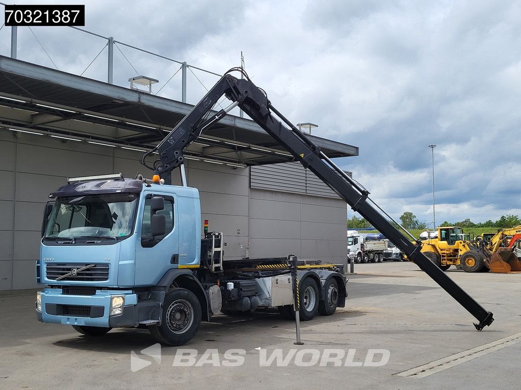 Volvo FE 320 4X2 HIAB 144 E-3 HIDUO Crane 20tons cable system Full air suspension Lift Axle